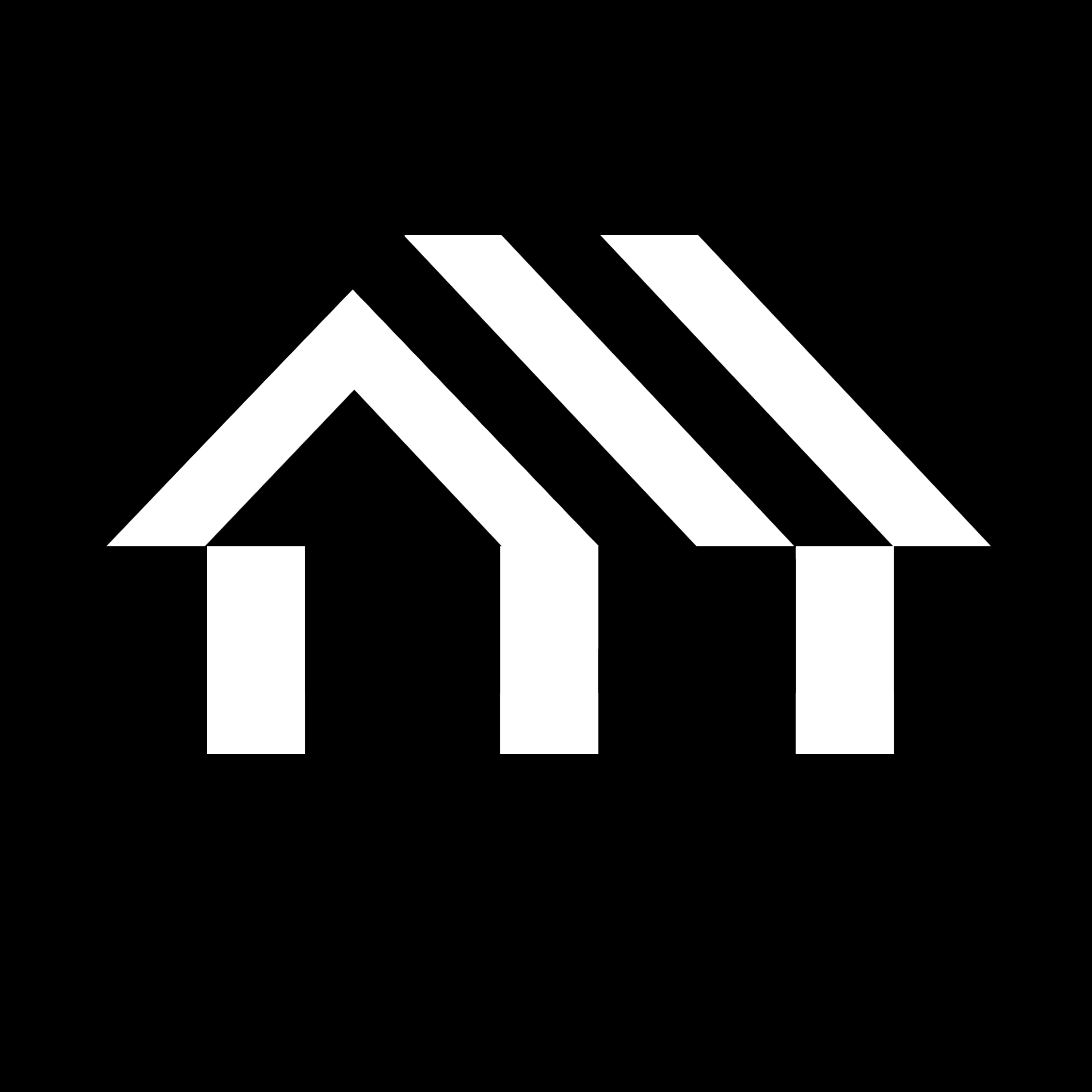 Official Assets House geometric architectural symbol